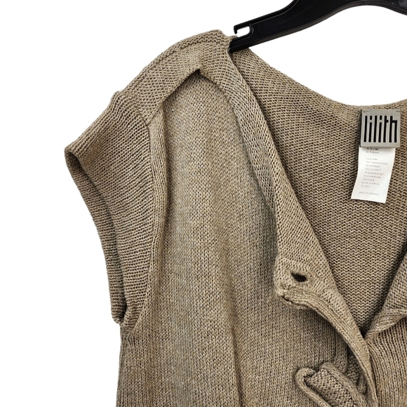 Lilith Women's Vintage Knit Button Down Top - XL - Picture 2 of 6